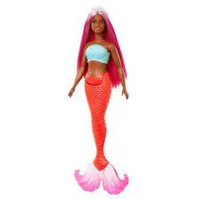 Papusa Barbie Dreamtopia "Sirena cu par multicolor"