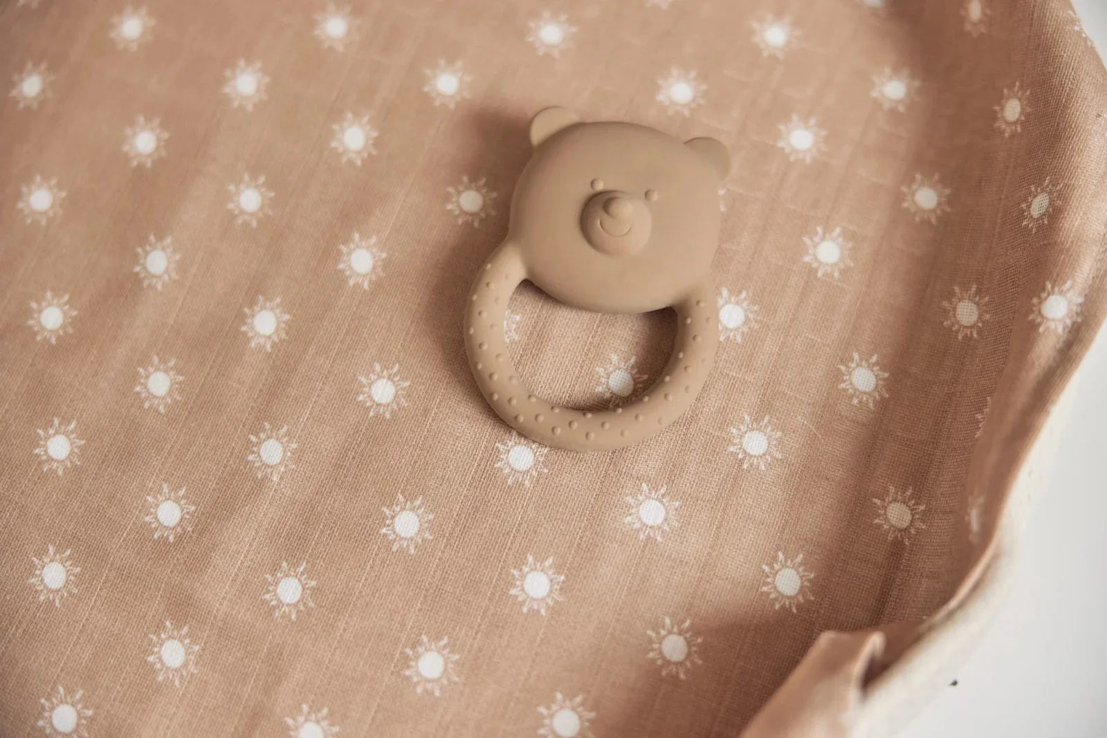 Inel gingival din cauciuc Jollein Teddy Bear