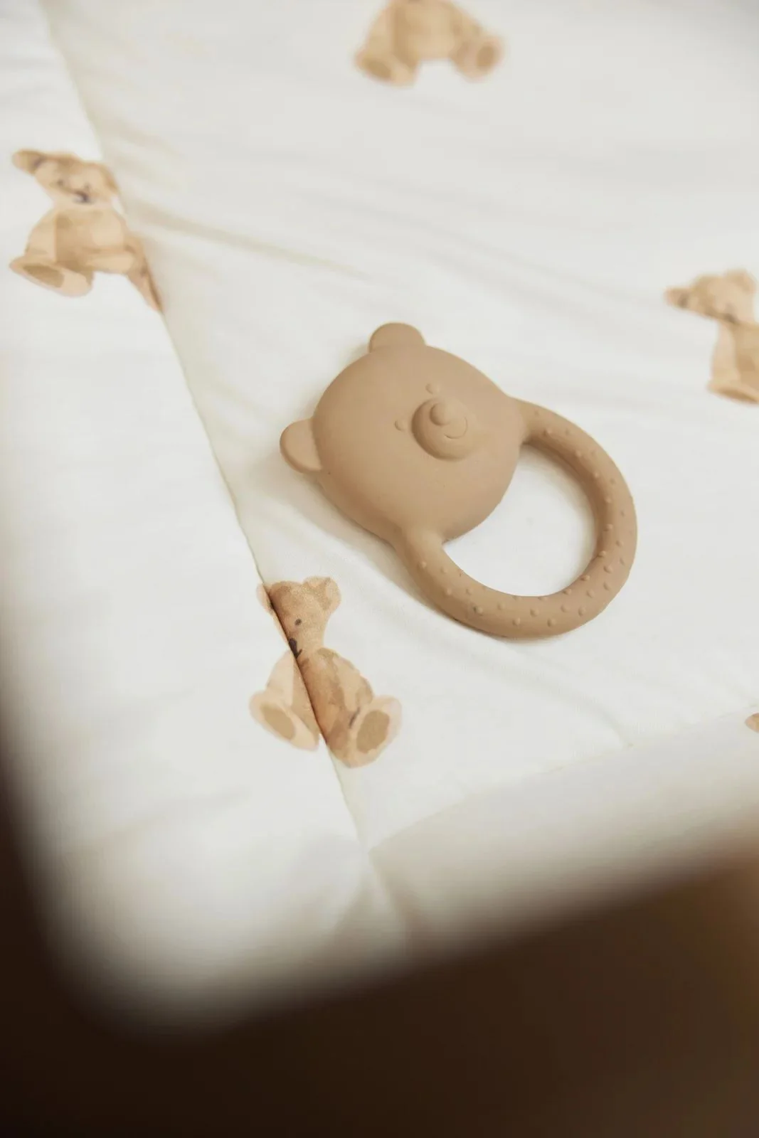 Inel gingival din cauciuc Jollein Teddy Bear