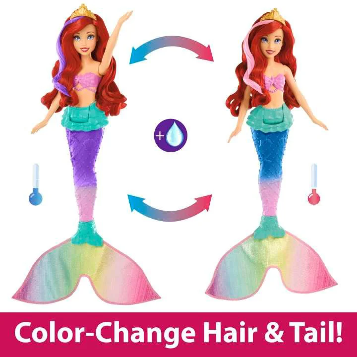 Papusa Disney Printesa Ariel cu accesorii
