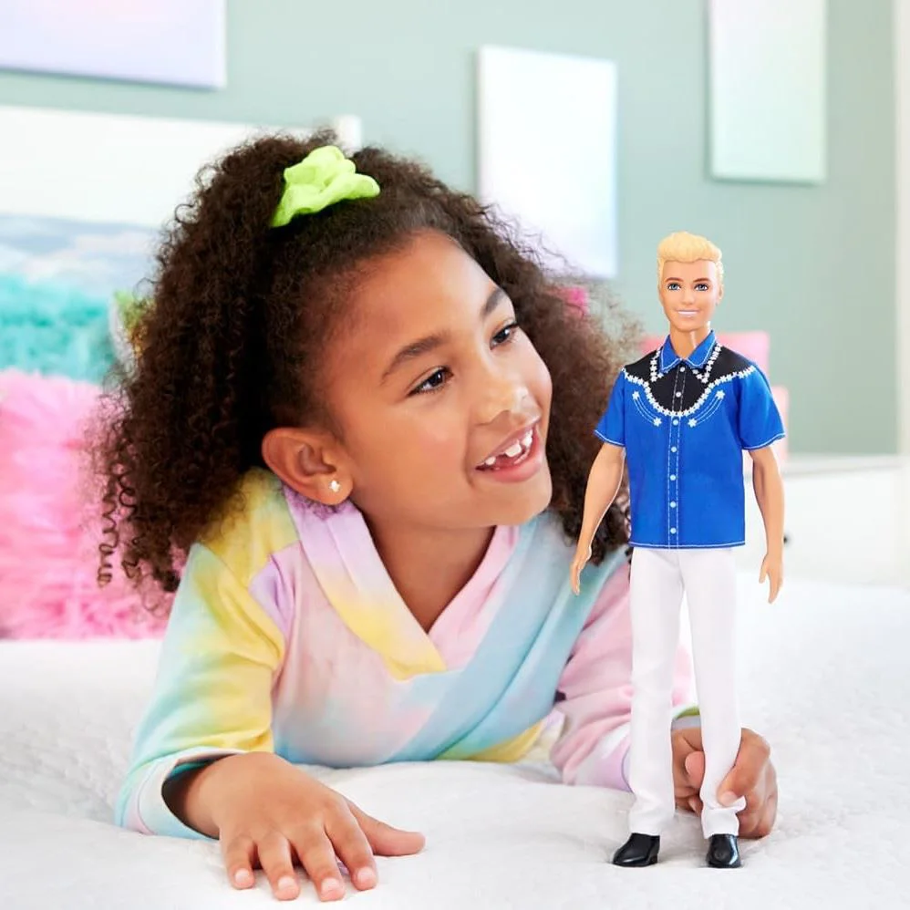 Кукла Barbie Кен "Модник в синей рубашке"