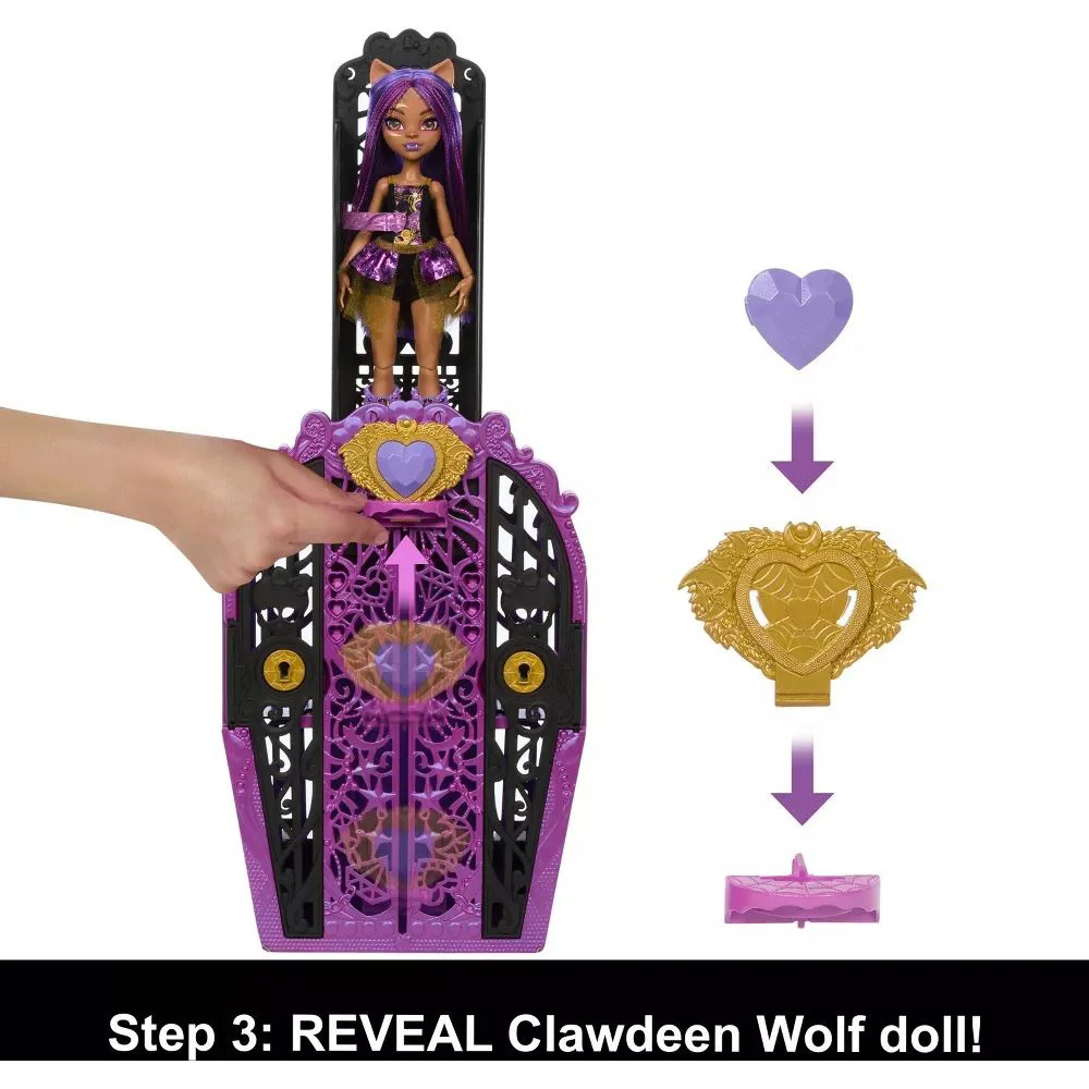 Set de joc Monster High Clawdeen Wolf cu sifonier foto