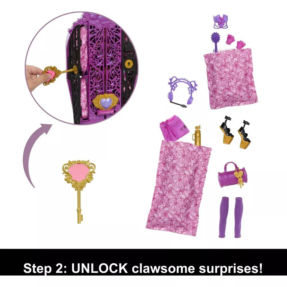 Set de joc Monster High Clawdeen Wolf cu sifonier foto