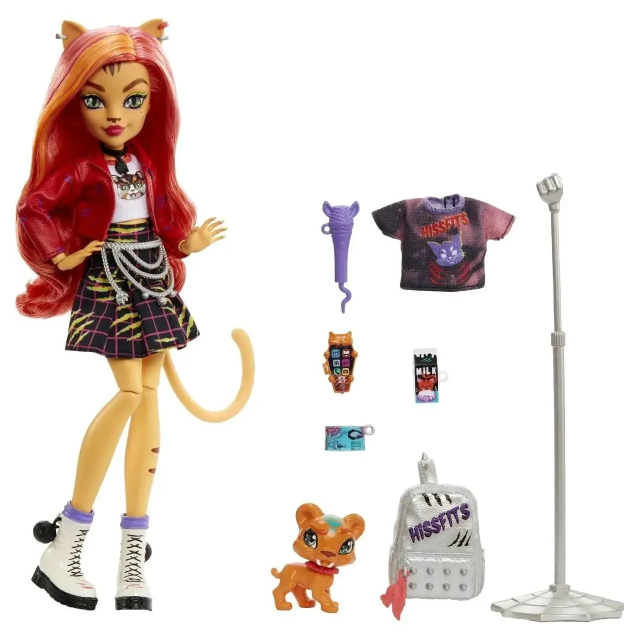 Set de joc Monster High Toralei Stripe si Sweet Fangs foto