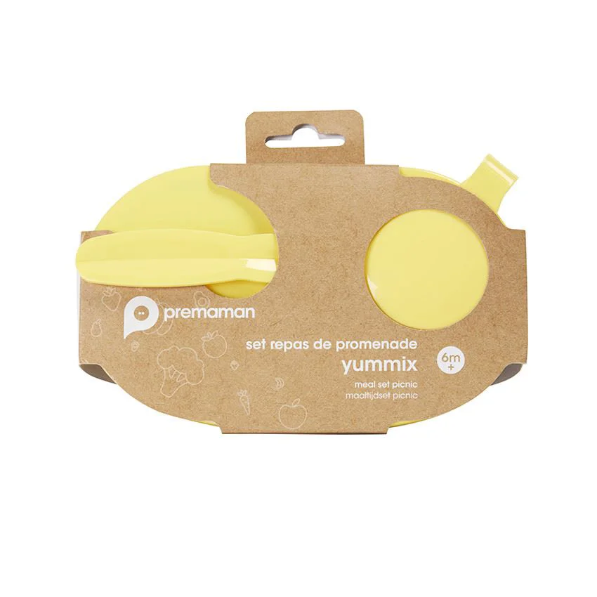 Recipient pentru mancare Premaman Yummix Galben