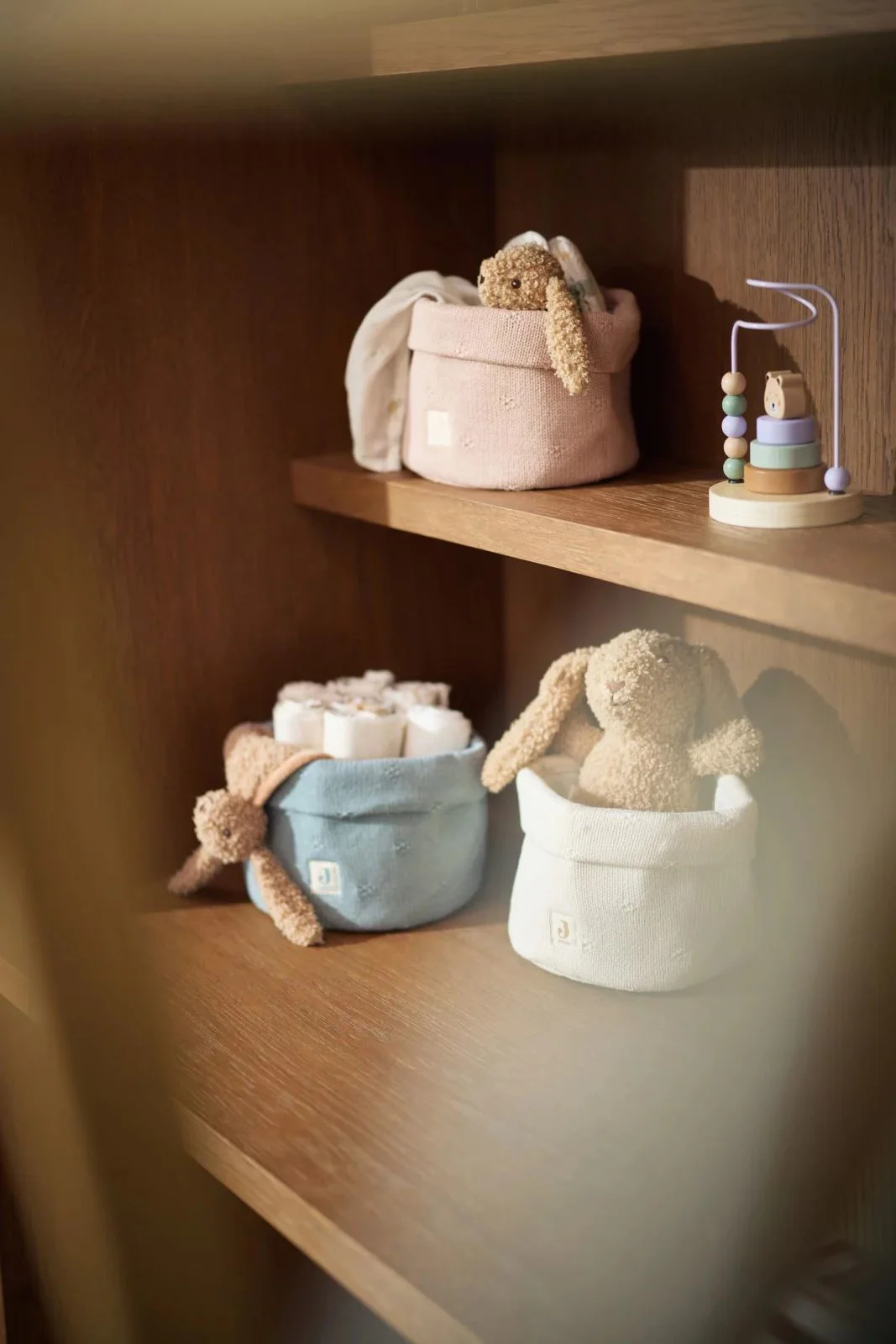 Cosulet de depozitare Jollein Cosy Knit Wild Roz