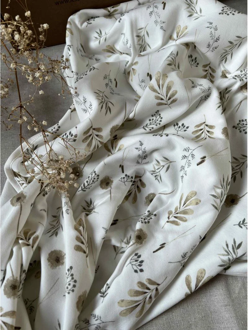 Одеяло Jollein Jersey Wild Flowers, 75x100 см