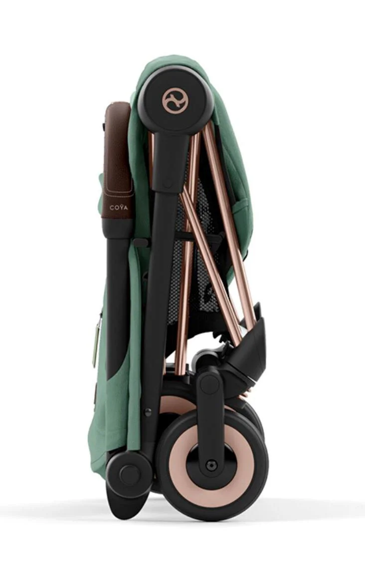 Прогулочная коляска Cybex Coya Rosegold Leaf Green