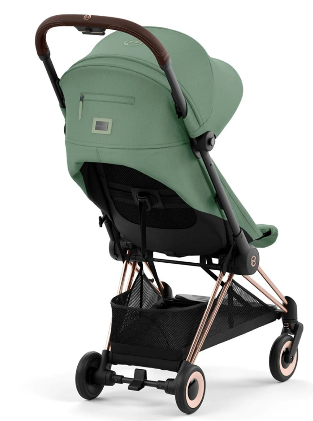Прогулочная коляска Cybex Coya Rosegold Leaf Green