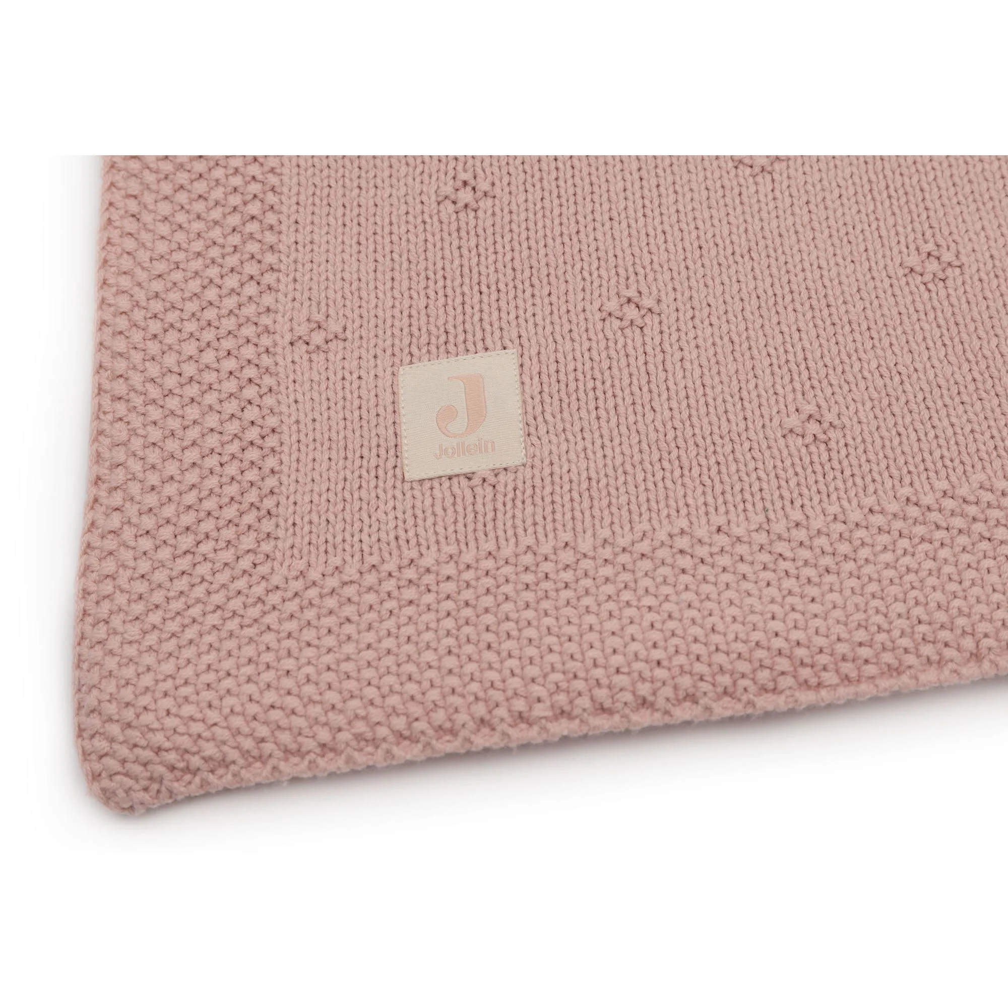 Paturica Jollein Cosy Knit Wild Rose, 75x100 cm foto