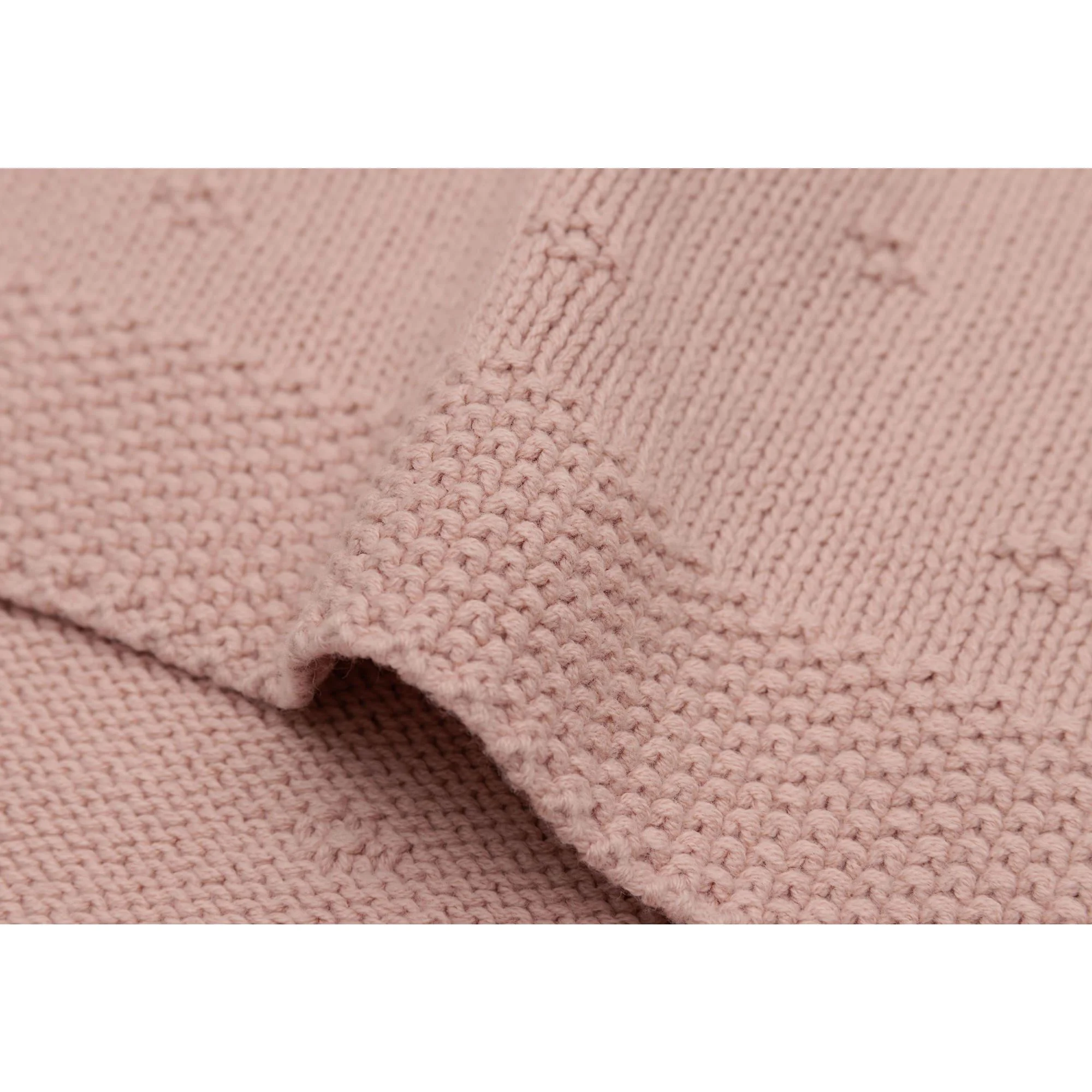 Paturica Jollein Cosy Knit Wild Rose, 75x100 cm foto