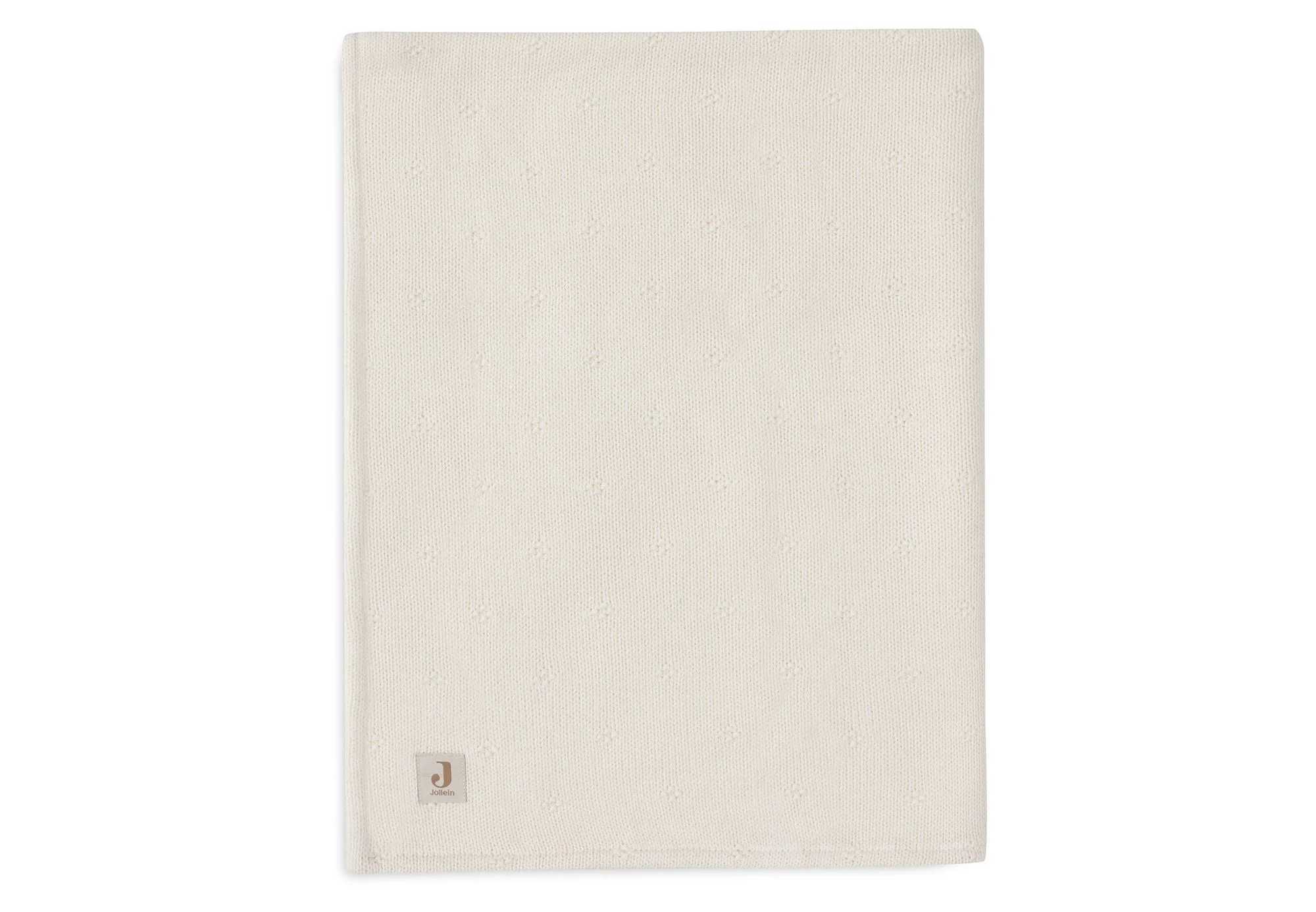 Плед Jollein Cosy Knit Ivory/Velvet, 75x100см