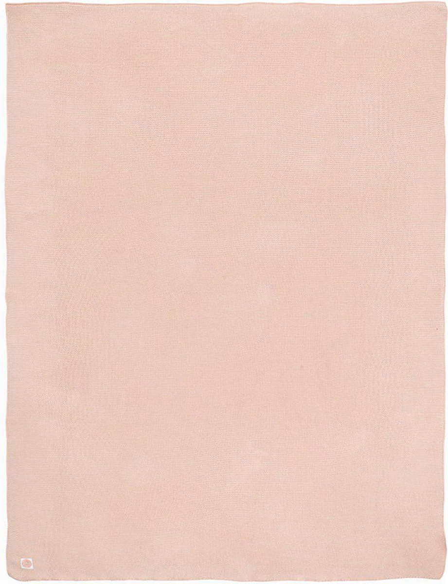 Paturica Jollein Basic Knit Pale Pink, 100x150 cm
