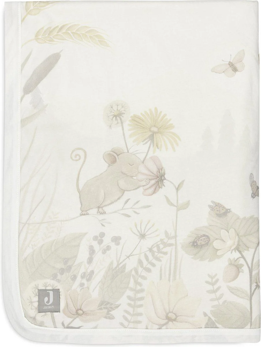 Paturica Jollein Dreamy Mouse/Velvet Fleece, 75x100 cm foto