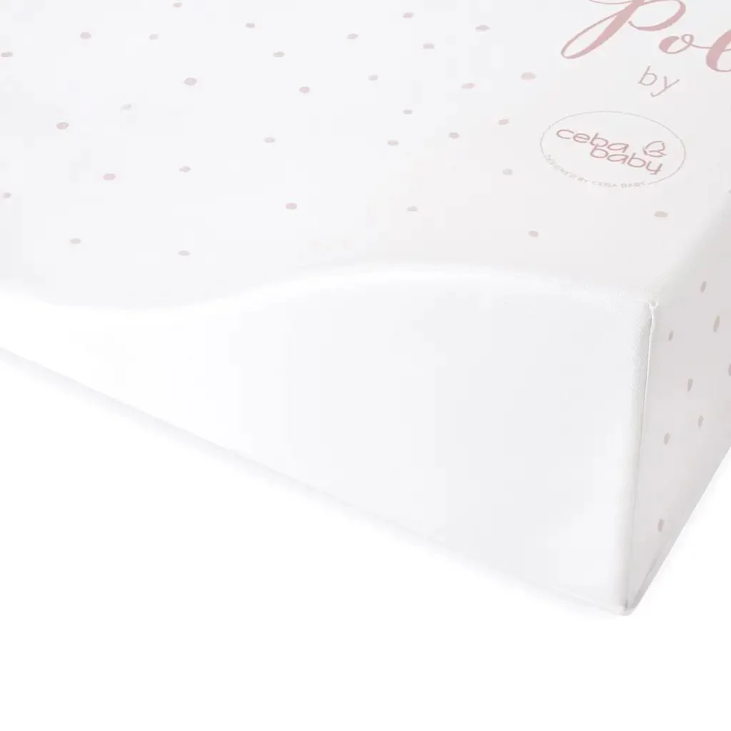 Saltea de infasat moale Ceba Baby Cosy Fluffy Puffy Poly, 70x48 cm