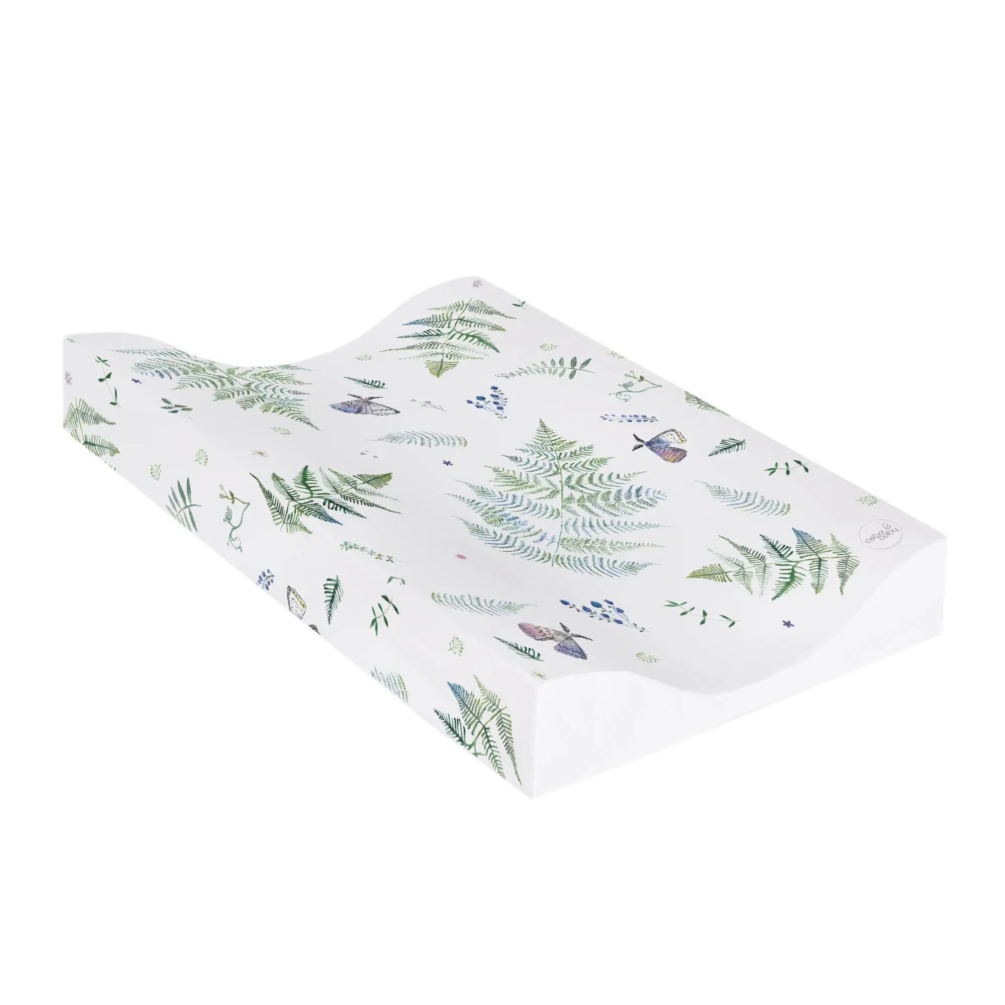 Saltea de infasat moale pe 2 parti Ceba Baby Cosy World Polypody, 70x50 cm