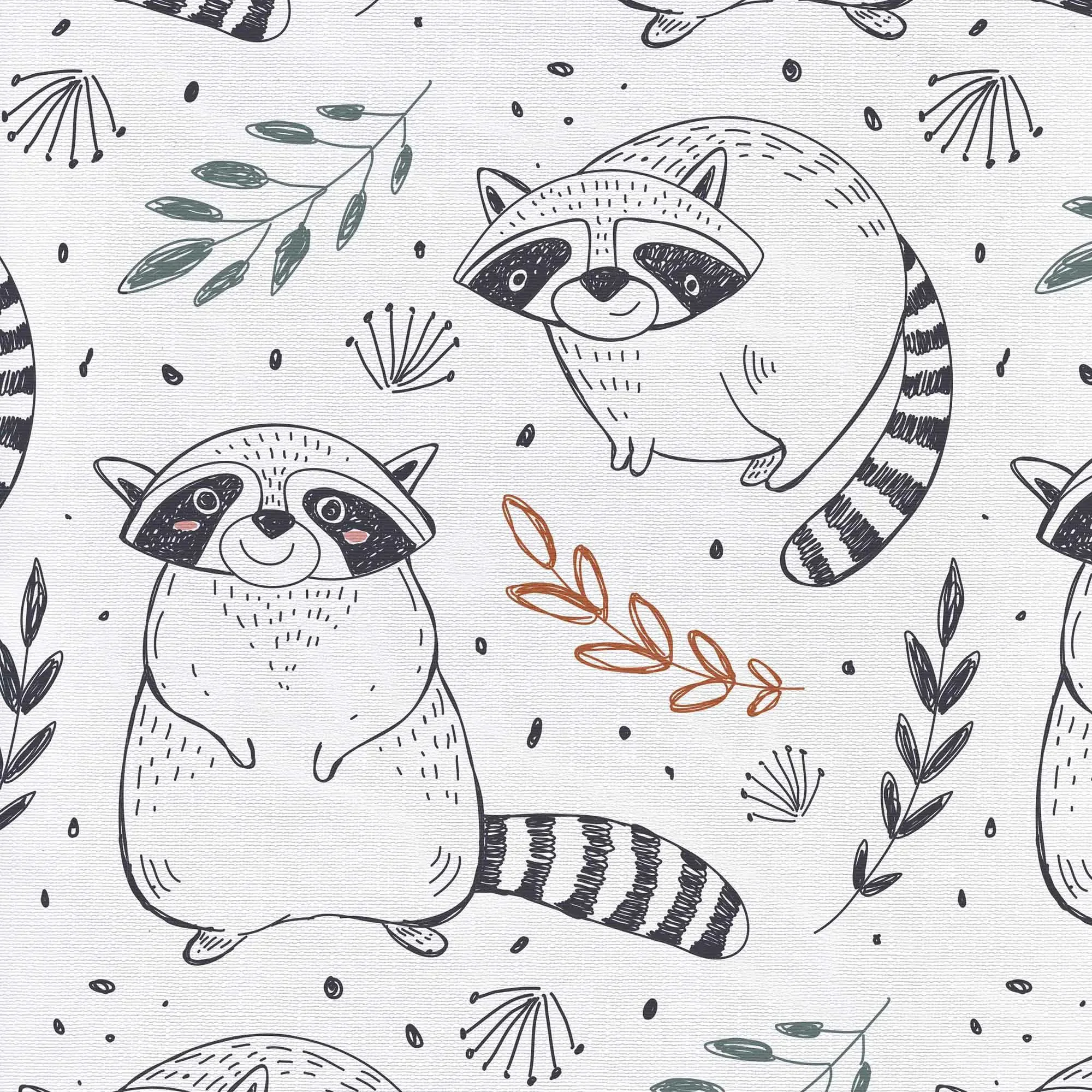Saltea de infasat pliabila Ceba Baby Raccoon, 60x40 cm