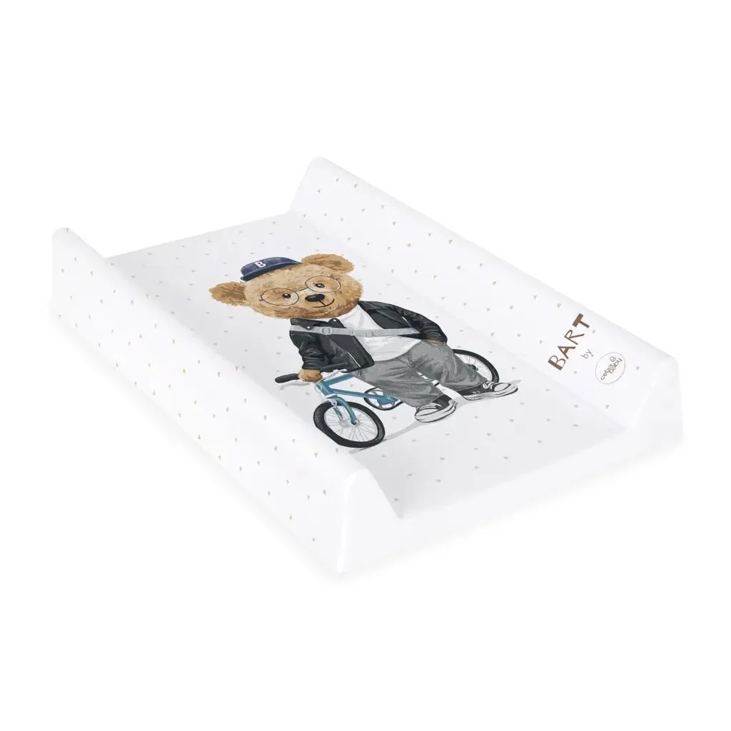 Saltea de infasat tare Ceba Baby Comfort Fluffy Puffy Bart, 70x50 cm