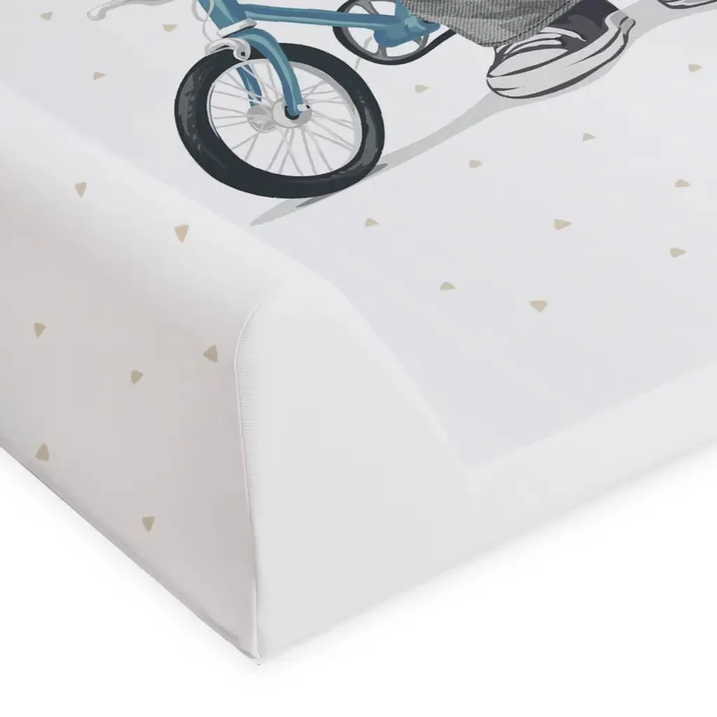 Saltea de infasat tare Ceba Baby Comfort Fluffy Puffy Bart, 80x50 cm foto