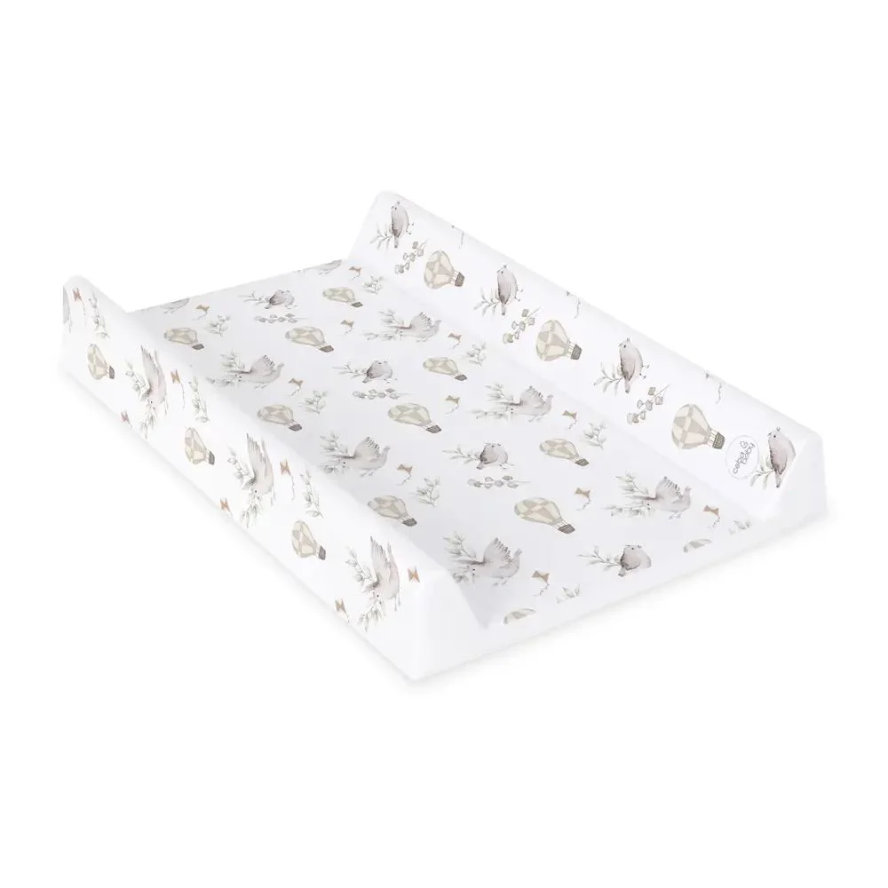 Saltea de infasat tare Ceba Baby Ultra Light Happy Birds, 70x50 cm foto