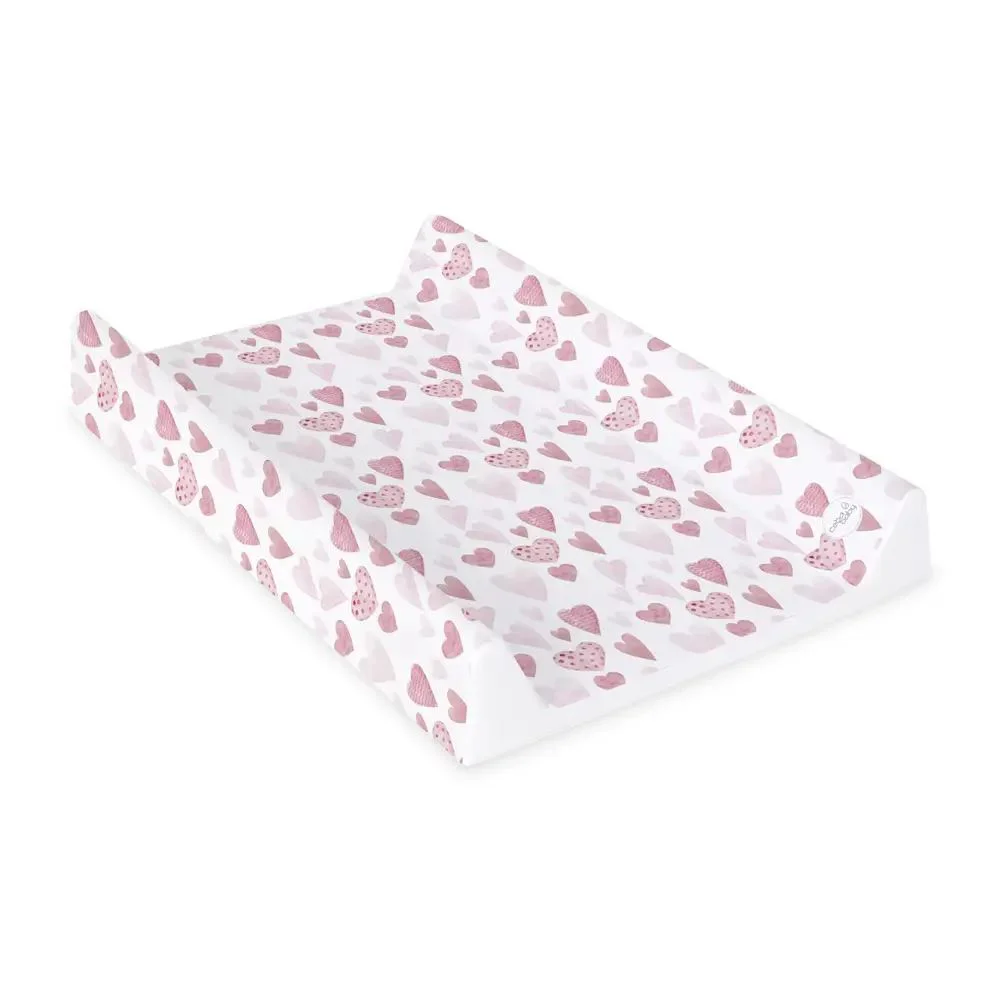 Твердый пеленальный коврик Ceba Baby Ultra Light Lots of Love, 70x50 см