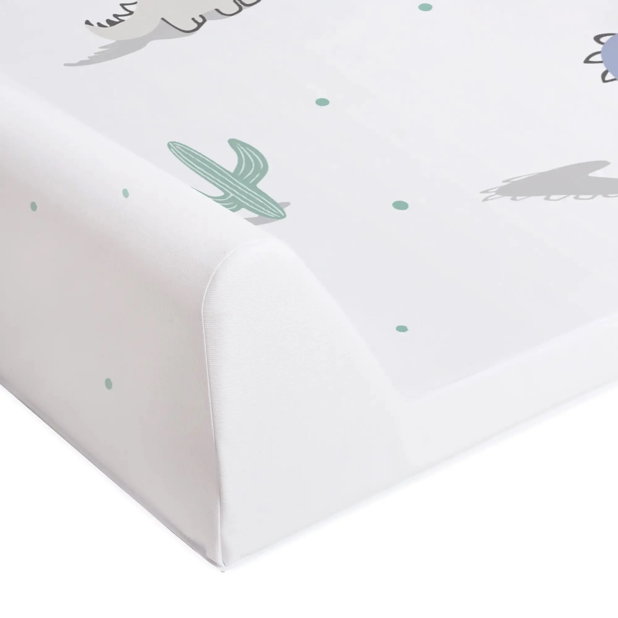 Saltea de infasat tare pe 2 parti Ceba Baby Comfort Candy Andy Dino, 70x50 cm foto