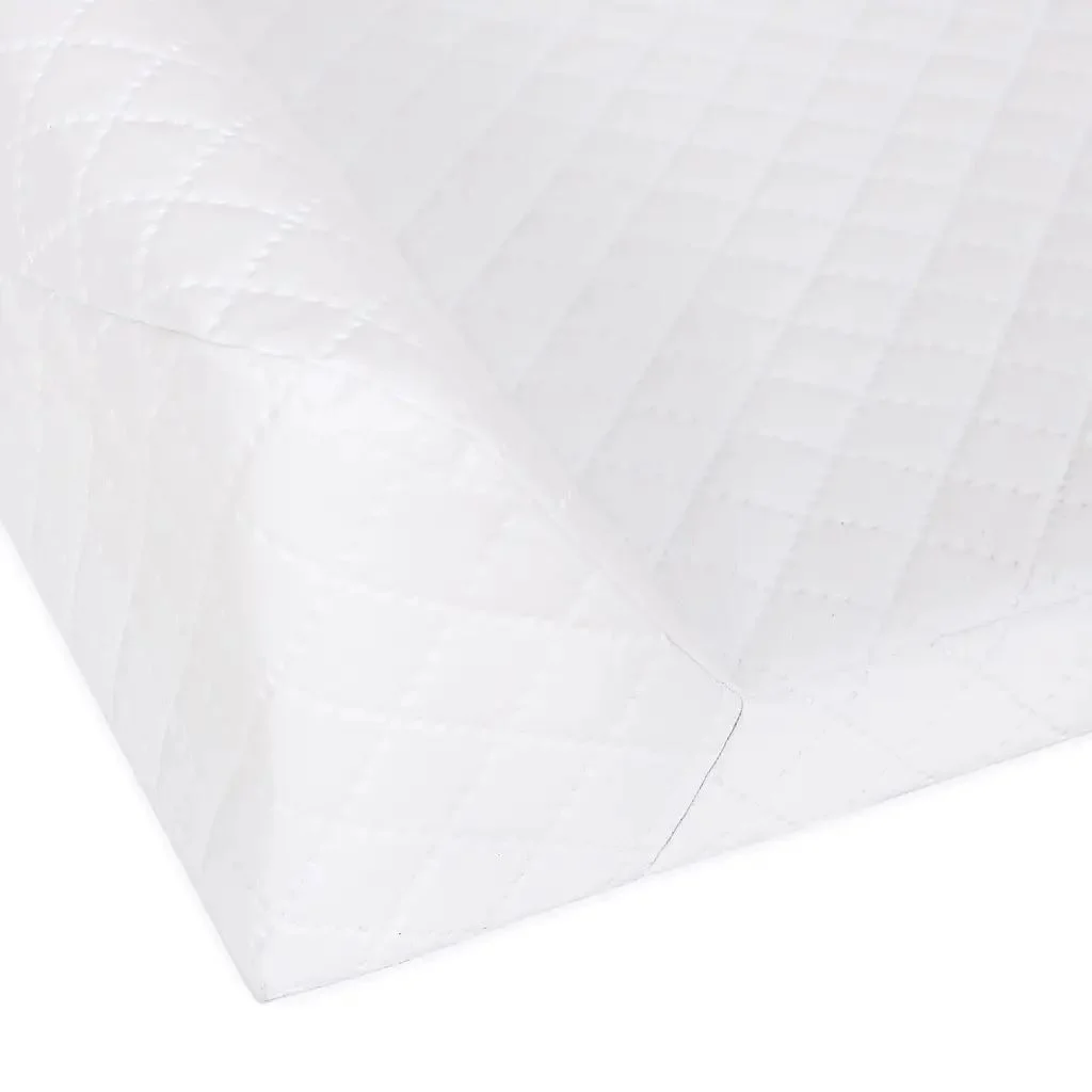 Твердый пеленальный коврик с 2 сторонами Ceba Baby Comfort Caro White, 80x50 см foto