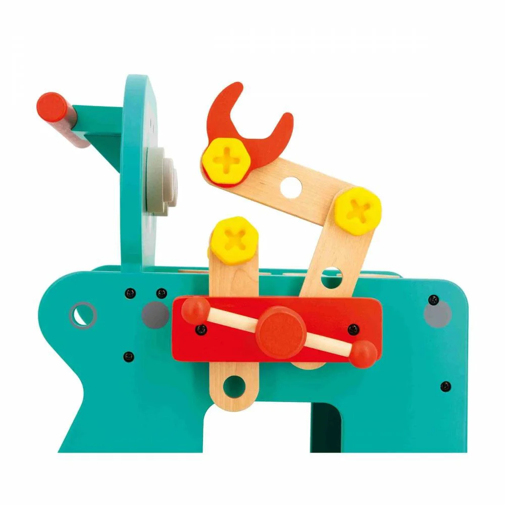 Premergator din lemn cu activitati Janod Brico'Kids Robot
