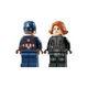 Set de constructie LEGO Marvel Motocicletele lui Black Widow si Captain America, 130 el. foto
