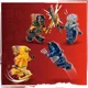 Set de constructie LEGO Ninjago Vehiculul de teren ninja al lui Arin, 267 el. foto