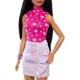 Кукла Barbie "Модница с черными волосами и иридесцентной юбкой"