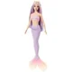 Papusa Barbie Dreamtopia "Sirena cu par multicolor"