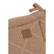 Aparator lateral pentru patut Jollein Check Knit Biscuit, 180x30 cm