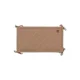 Aparator lateral pentru patut Jollein Check Knit Biscuit, 180x30 cm