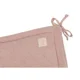 Aparator lateral pentru patut Jollein Cosy Knit Wild Rose, 180x30 cm