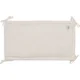 Aparator lateral pentru patut Jollein Cosy Knit Ivory, 180x30 cm