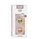Set 2 suzete rotunde din latex BIBS Colour Vanilla/Blush (18-36 luni) foto