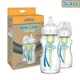 Set 2 biberoane din sticla cu gat larg Dr. Brown's Options+, 270 ml
