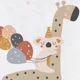 Saltea de infasat moale Ceba Baby Giraffe, 70x50 cm