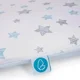 Huse pentru saltea de infasat moale Ceba Baby Gray Stars + Blue Stars, 70x50 cm foto