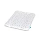 Huse pentru saltea de infasat moale Ceba Baby Gray Stars + Blue Stars, 70x50 cm foto
