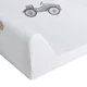 Saltea de infasat tare pe 2 parti Ceba Baby Comfort Retro Cars, 80x50 cm