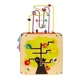 Cub din lemn cu activitati Janod Multi-Activity Looping Toy