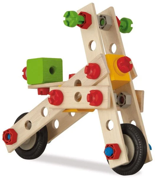 Set de constructie din lemn Eichhorn, 120 piese foto