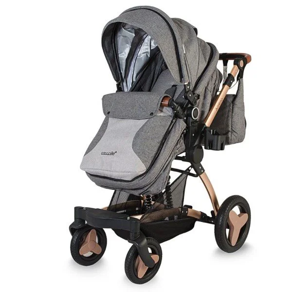 Коляска 3 в 1 Coccolle Ambra Grey