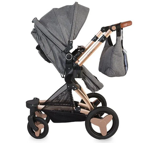 Коляска 3 в 1 Coccolle Ambra Grey