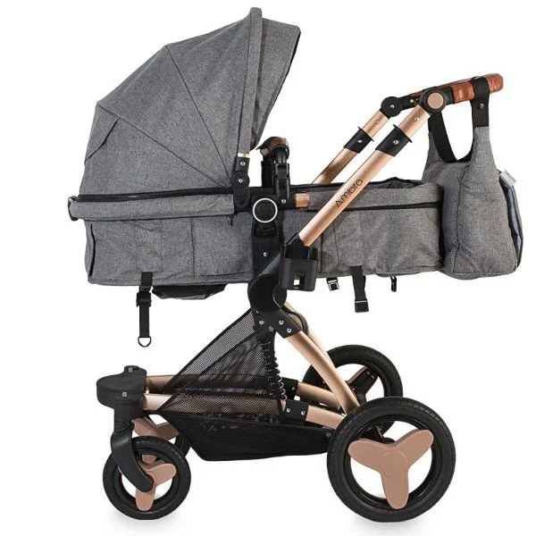 Коляска 3 в 1 Coccolle Ambra Grey
