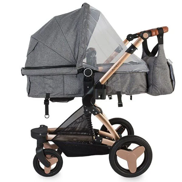 Коляска 3 в 1 Coccolle Ambra Grey