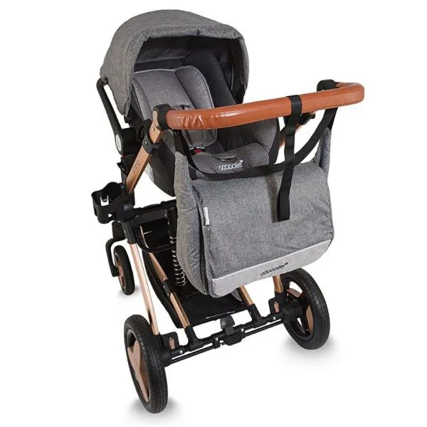 Коляска 3 в 1 Coccolle Ambra Grey