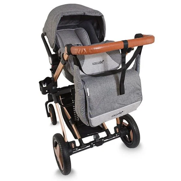 Коляска 3 в 1 Coccolle Ambra Grey